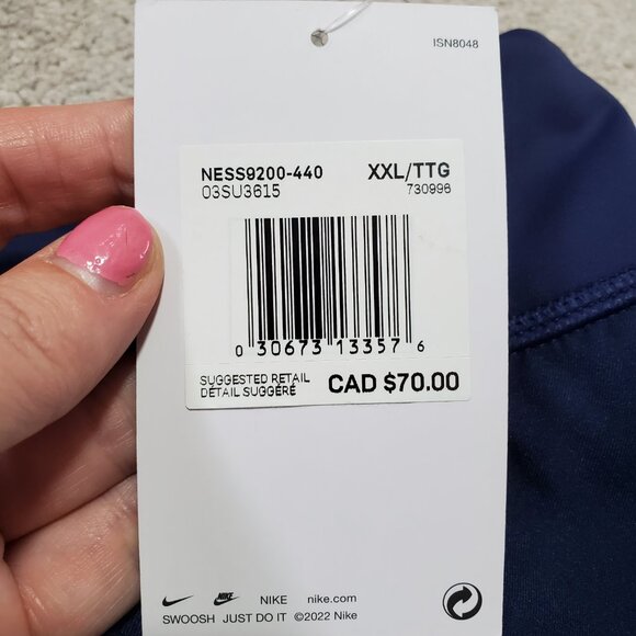 NIKE NWT Swim Essential Board Shorts Bikini Liner Stretch Beach Blue Women's XXL - Picture 8 of 14